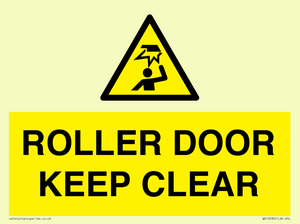 ROLLER DOOR KEEP CLEAR